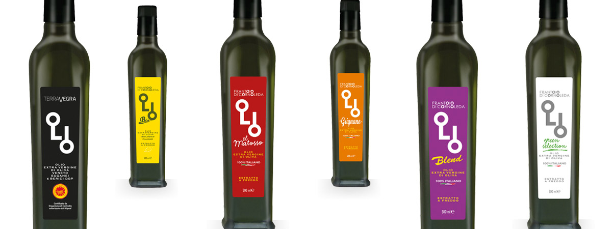 bottiglie olio frantoio colli euganei