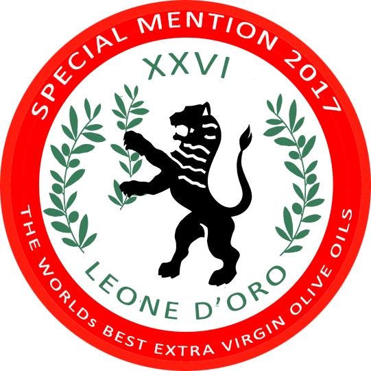 Gran menzione oro al concorso leone d'oro dei mastri oleari 2017